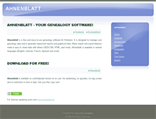 Tablet Screenshot of ahnenblatt.com
